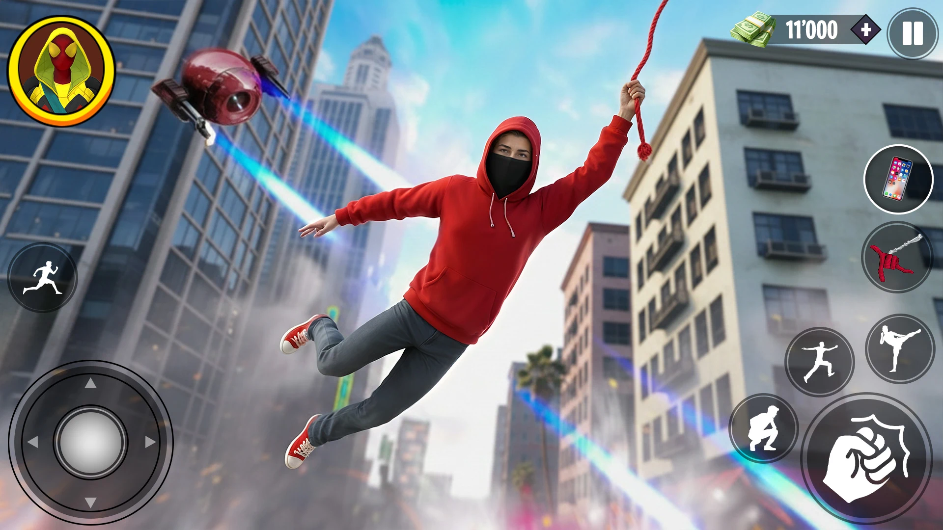 Flying Spider Hero Action 3D screenshot