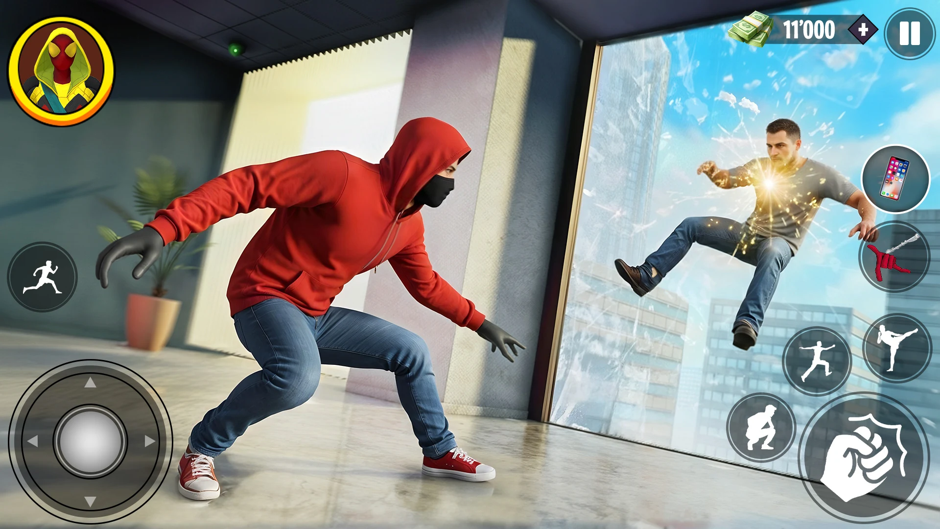 Flying Spider Hero Action 3D screenshot