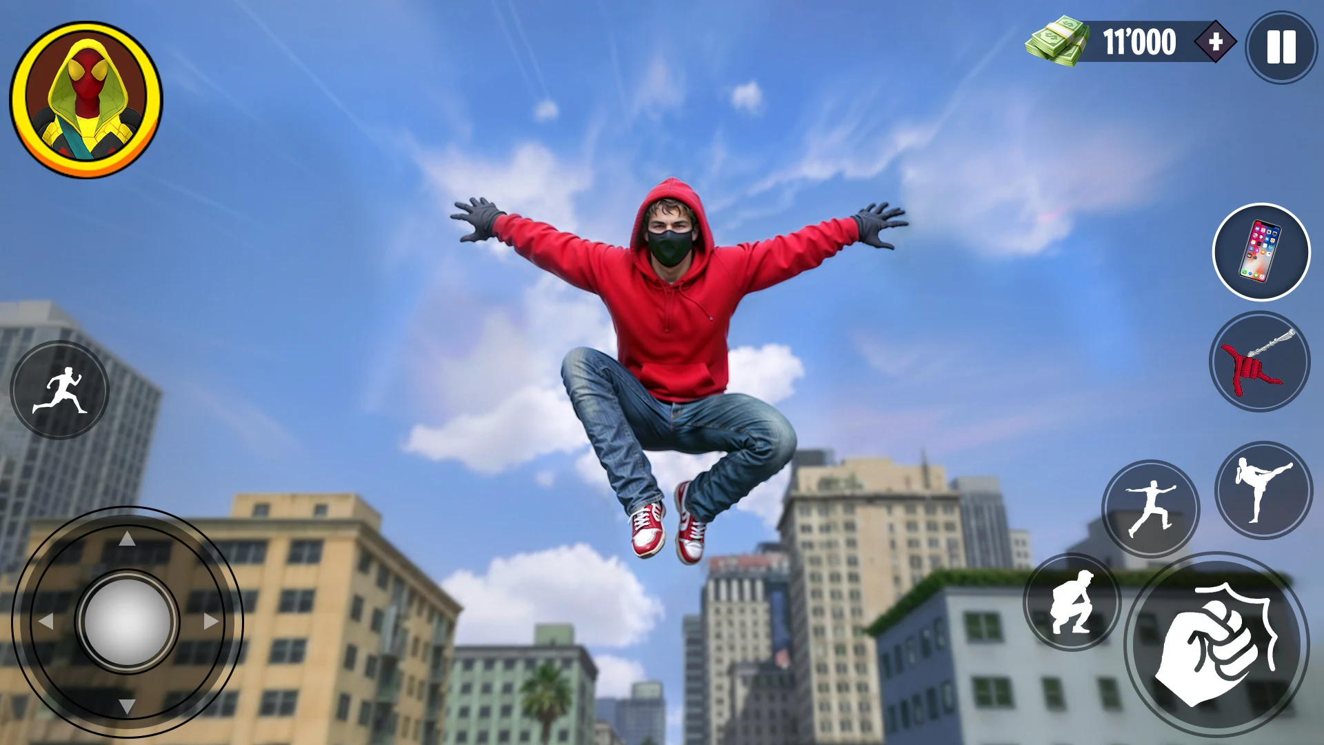 Flying Spider Hero Action 3D screenshot